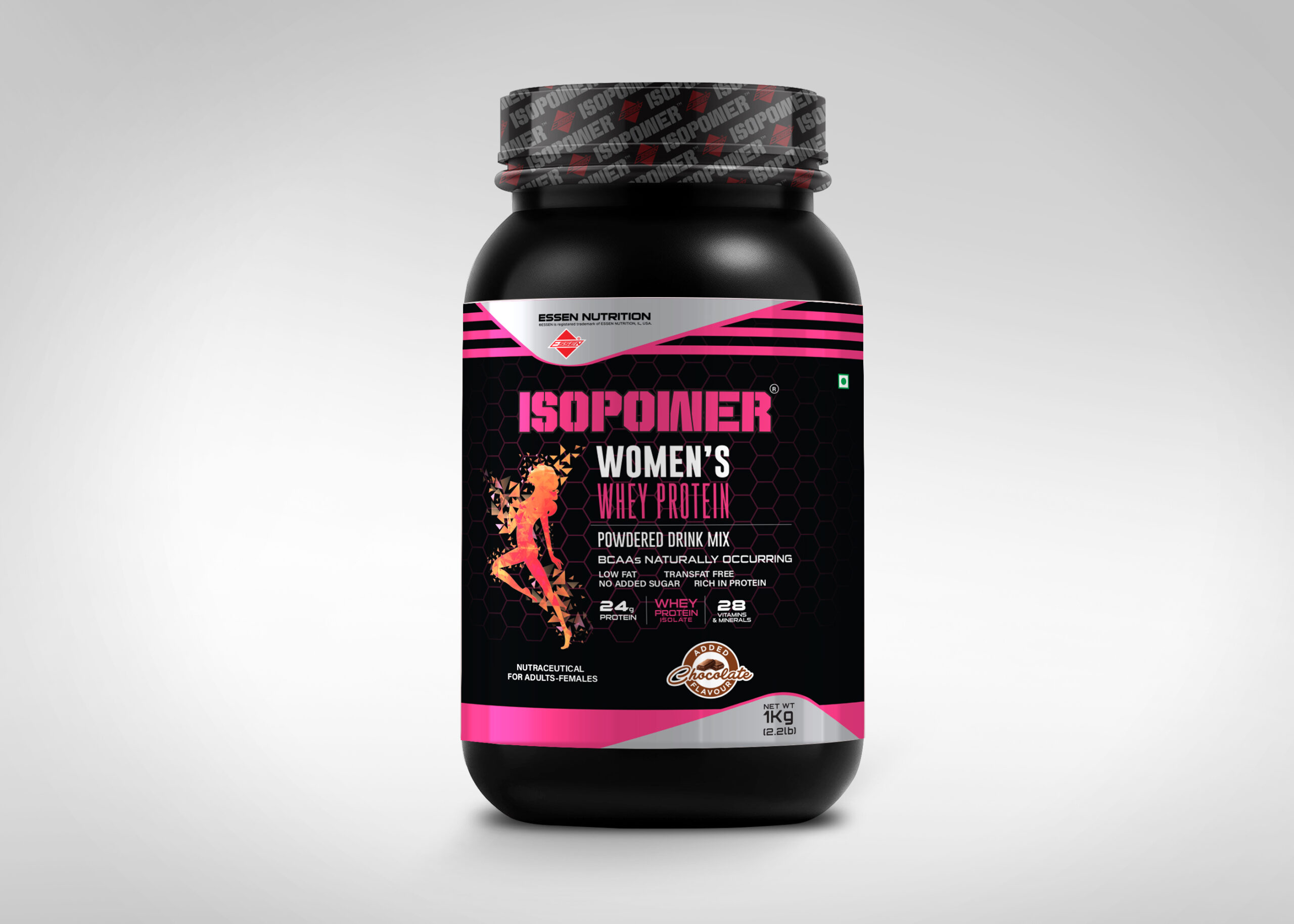 ISOPOWER WOMEN'S - WHEY PROTEIN - CHOCOLATE